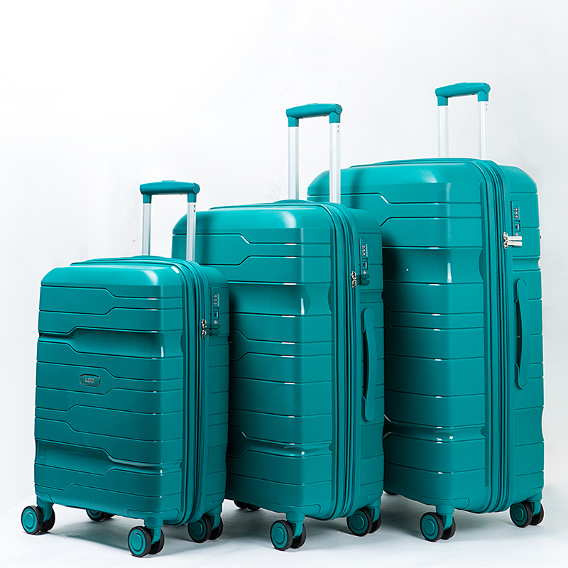 Factory OEM/ODM Expandable Suitcas Customize Travel Trolley Case Bag PP Hardshell Lightweight Carry On Suitcase luggage