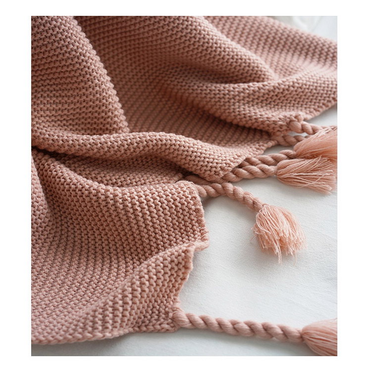 New Design 100% Cotton Tassels Tapestry Blanket High Quality Custom
