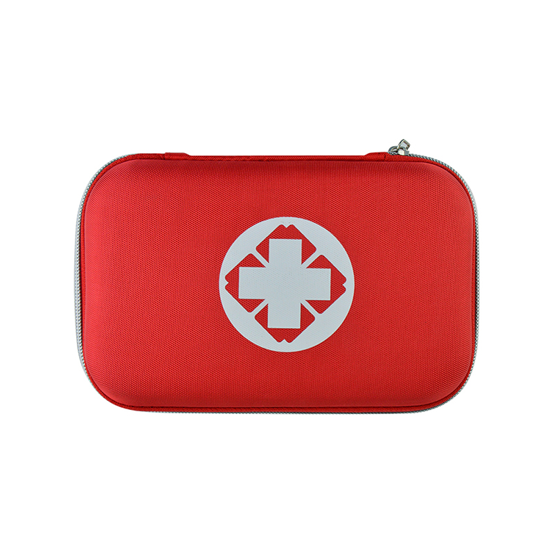 Customized Wall Mount Plastic Hard Shell Bag 39Pcs Waterproof Emergency First Aid Kit