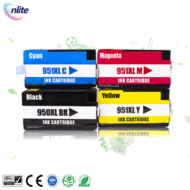 Картридж с чернилами 950 951 Xl, совместимый с Hp Officejet Pro 251dw 8620 8630 8615 8625 950xl 951xl