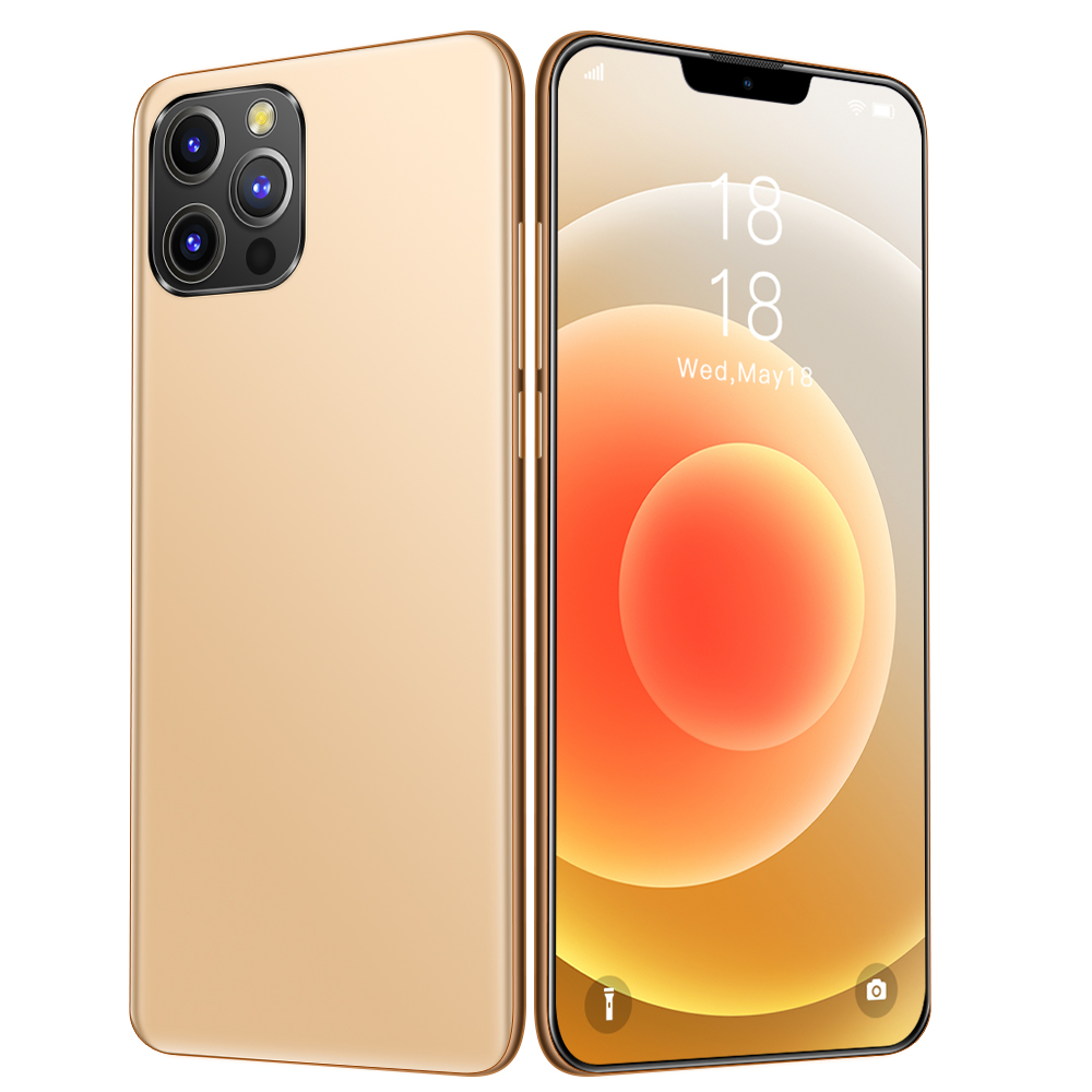 iphon13 Pro Max 6.7 inch screen 8GB + 256GB Android 8 core 5G LET phone 3 camera MTK6889 face ID unlock mobile phone