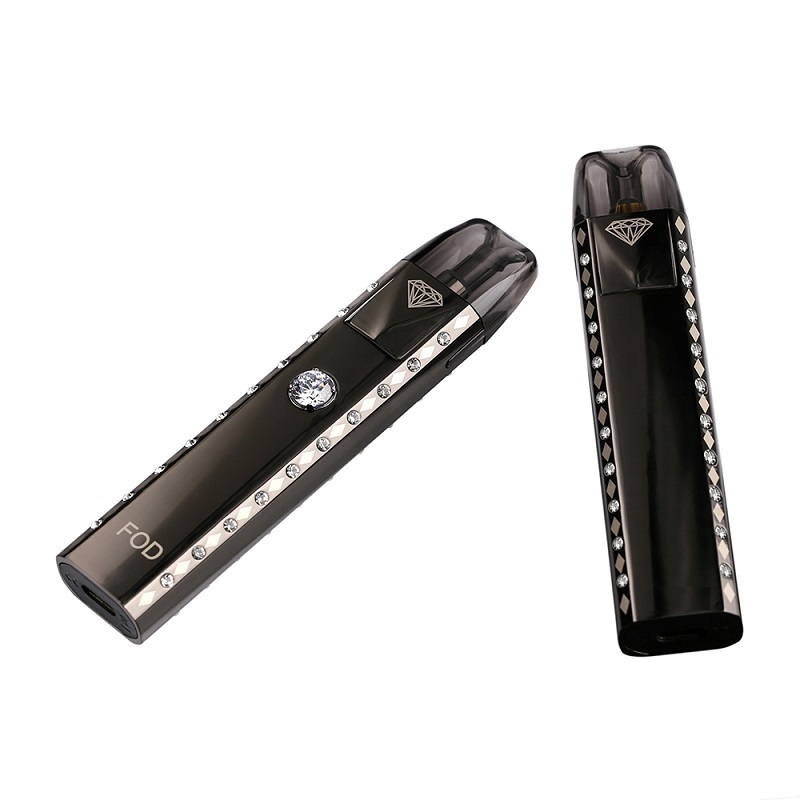 2021 hot Diamond Design Pod Fod Vapez Pen battery With 2ml empty tank Refillable Cbd