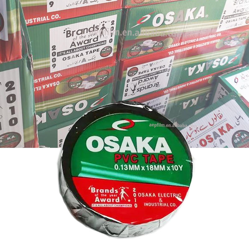 Агент Osaka 10 м Черная белая изоляционная лента из ПВХ Жгут проводов Виниловая электрическая огнезащитная лента 5 мм x 3/4 дюйма 0,13 мм x 19 мм