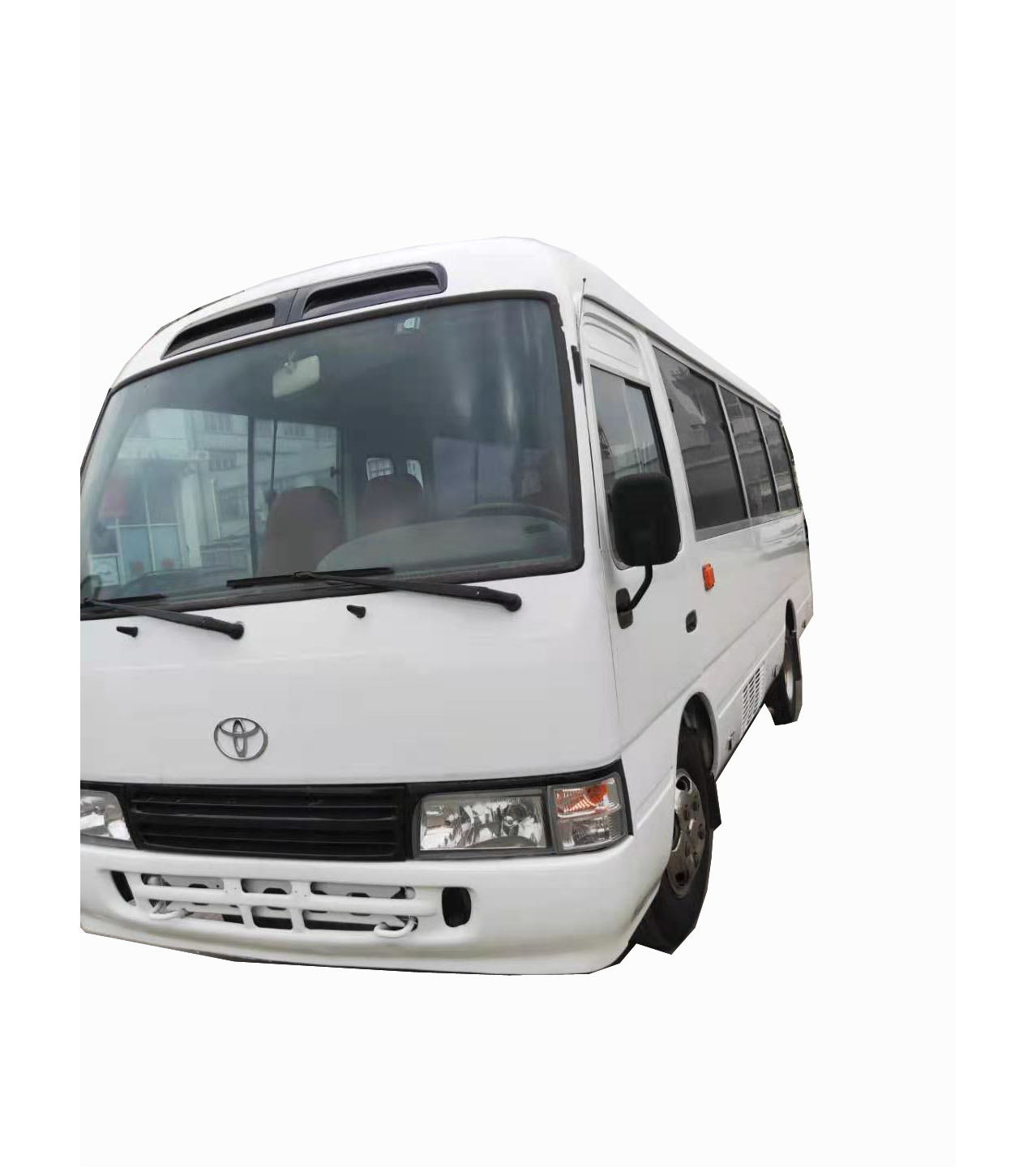 Подержанный автобус, оригинальный японский Подержанный автобус Toyota Coaster, доступно топливо и дизельное топливо с автоматической дверью
