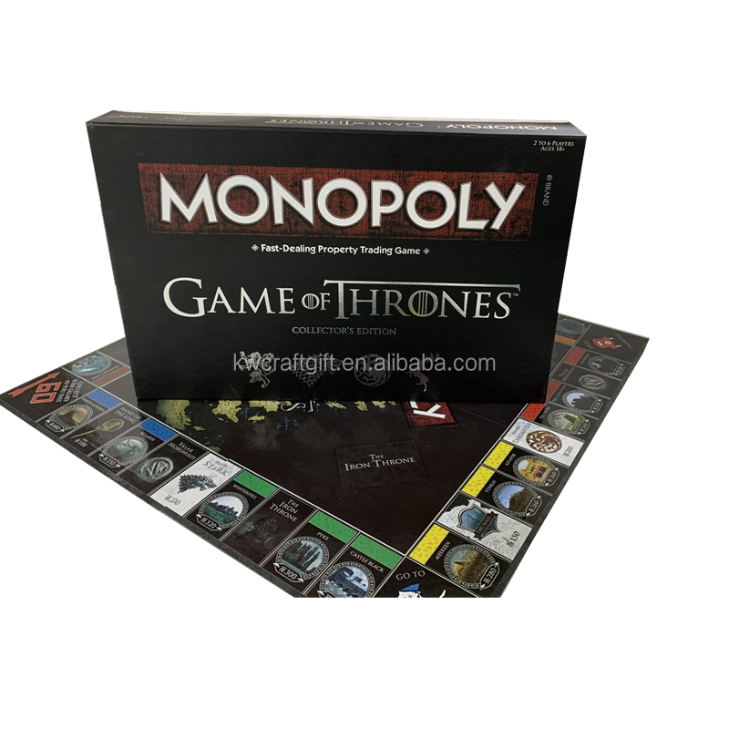 Монополия Игра престолов, коллекционное изделие настольная игра