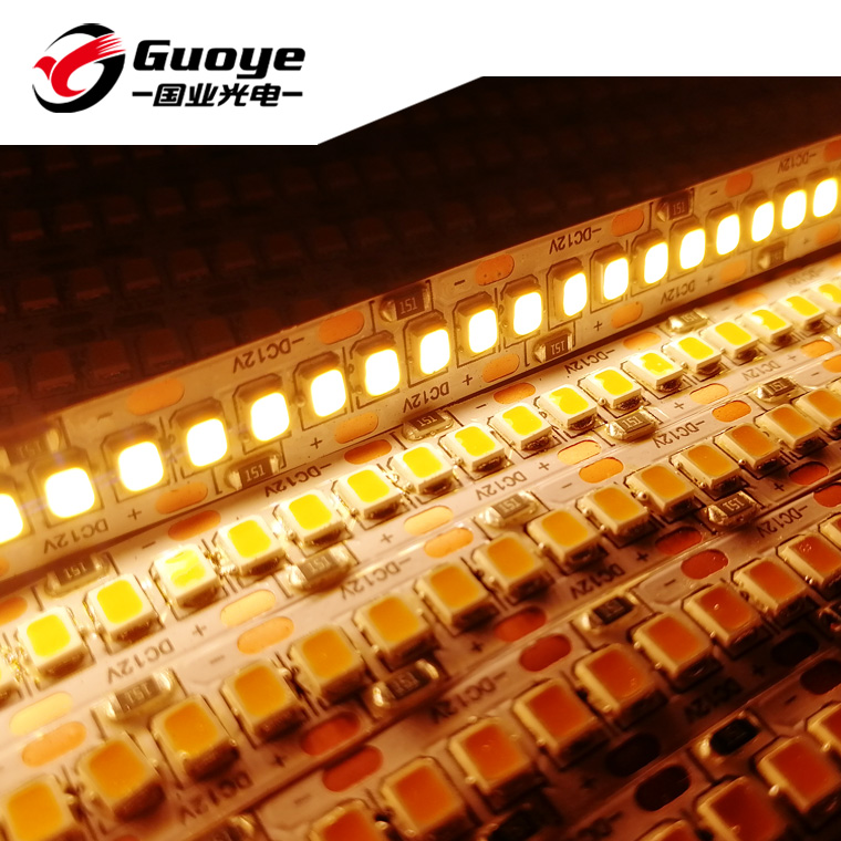 Guoye высокая яркость 240 светодиодов на метр светодиодная полоса освещения 2835 smd 12 В 24 в 10 мм ширина Гибкая полоса светодиодные лампы для украшения