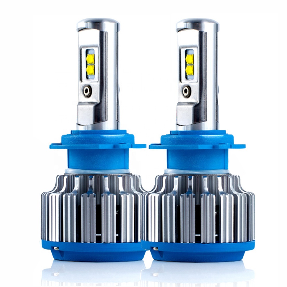 T1 turbo LED canbus faro bombillo H1 H3 H11 H7 H4 9005 auto car luces t1 led headlights