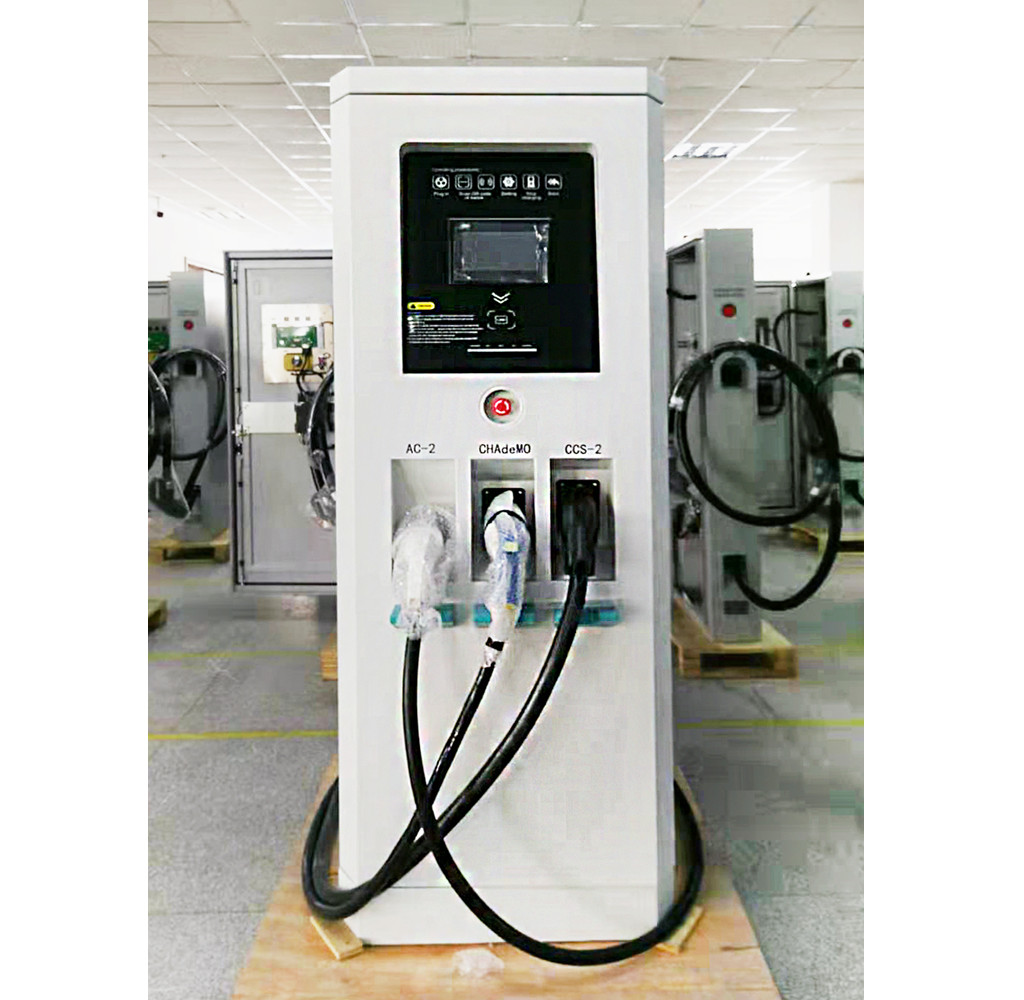 Уличная электромобиль EV зарядная станция для электрического автомобиля 120 кВт зарядное устройство с 5 м кабелем