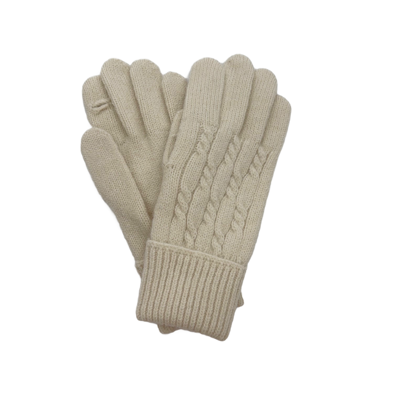 Discount Price Neutral Knitted Twisted Gloves Gloves Drawn on the Back Gloves As Soft As Clouds