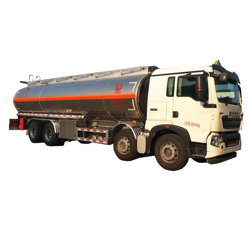 Алюминиевая танкерная машина SINOTRUK HOWO 8x4 30 куб. М