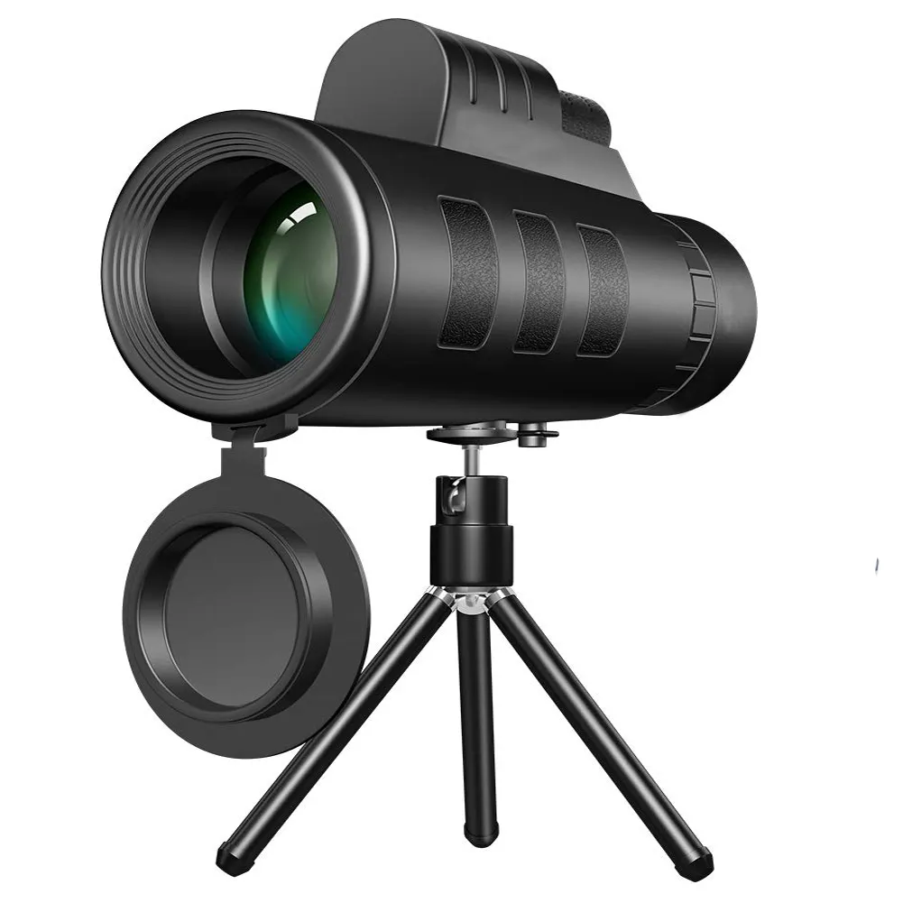 Foreseen Manufacture monocular 12x50 high-powered HD focus mobile phone monocular telescope