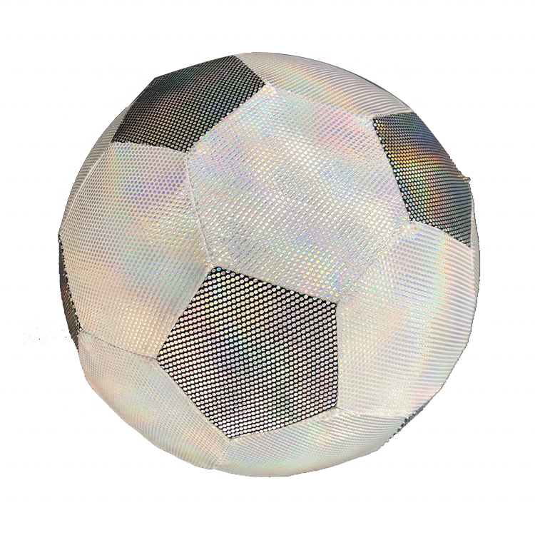 16 inch customized bling inflatable fabric toy ball