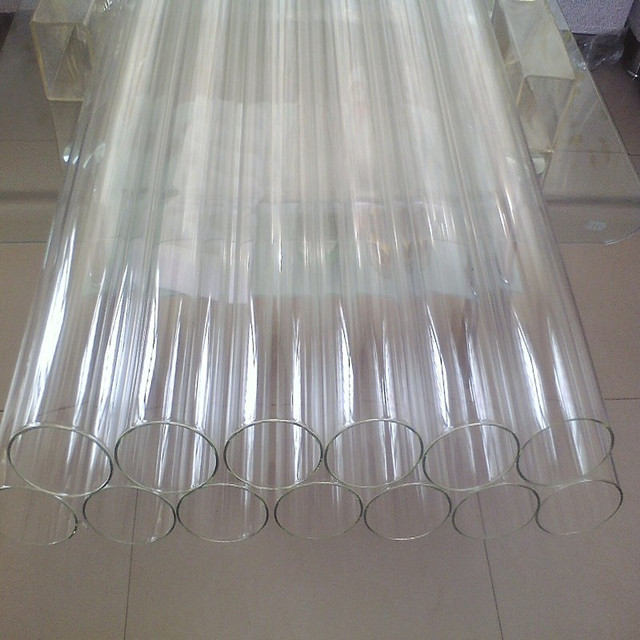 high quality Large diameter borosilicate glass tube from china
