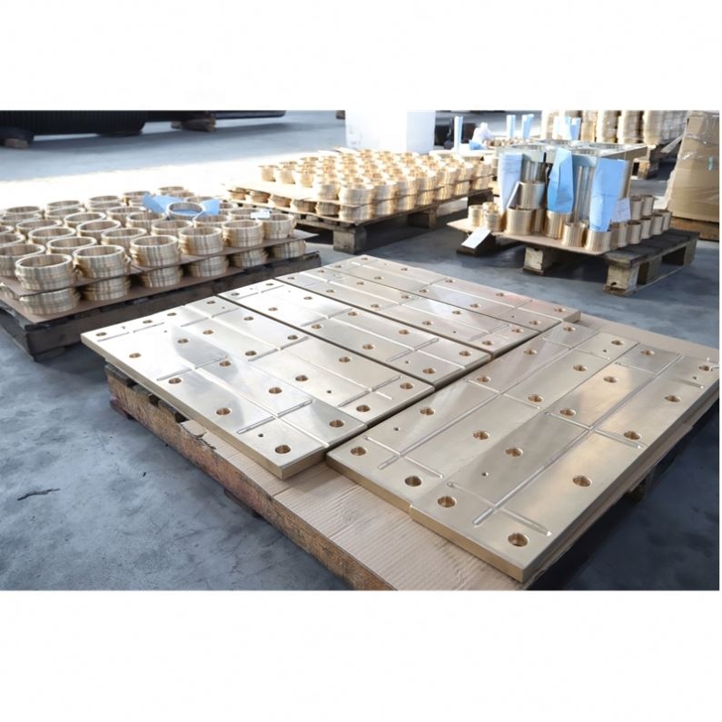 Cheap Wear resistant sliding cast bronze plate with graphite sliding wear plate sliding plate