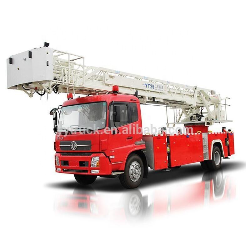 Dongfeng DFL5160BX2 4X2 Многофункциональная лестница пожарная машина 25 м