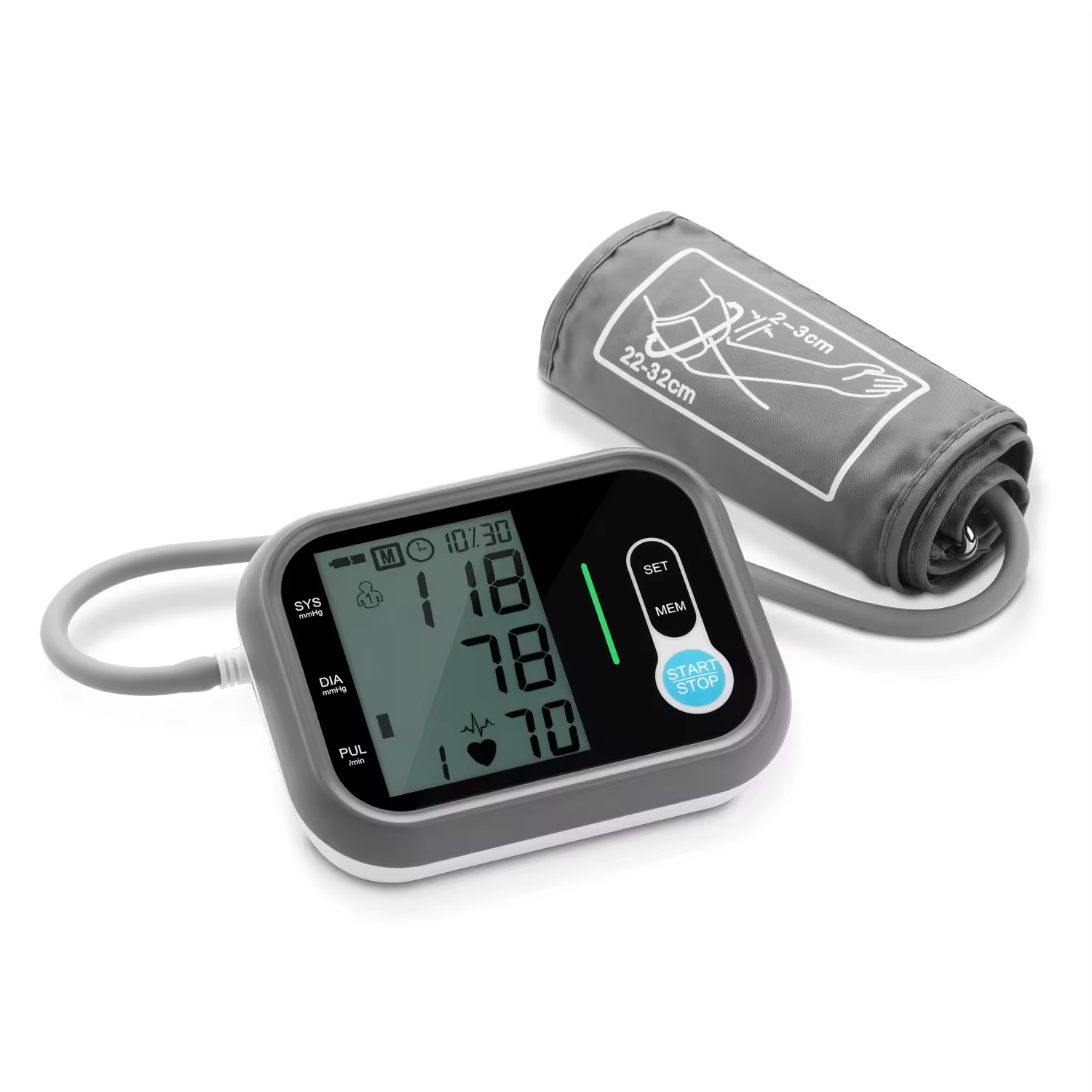 OEM Fitconn Portable Automatic Electronic Bp Machine Speech Digital Upper Arm Blood Pressure Monitor