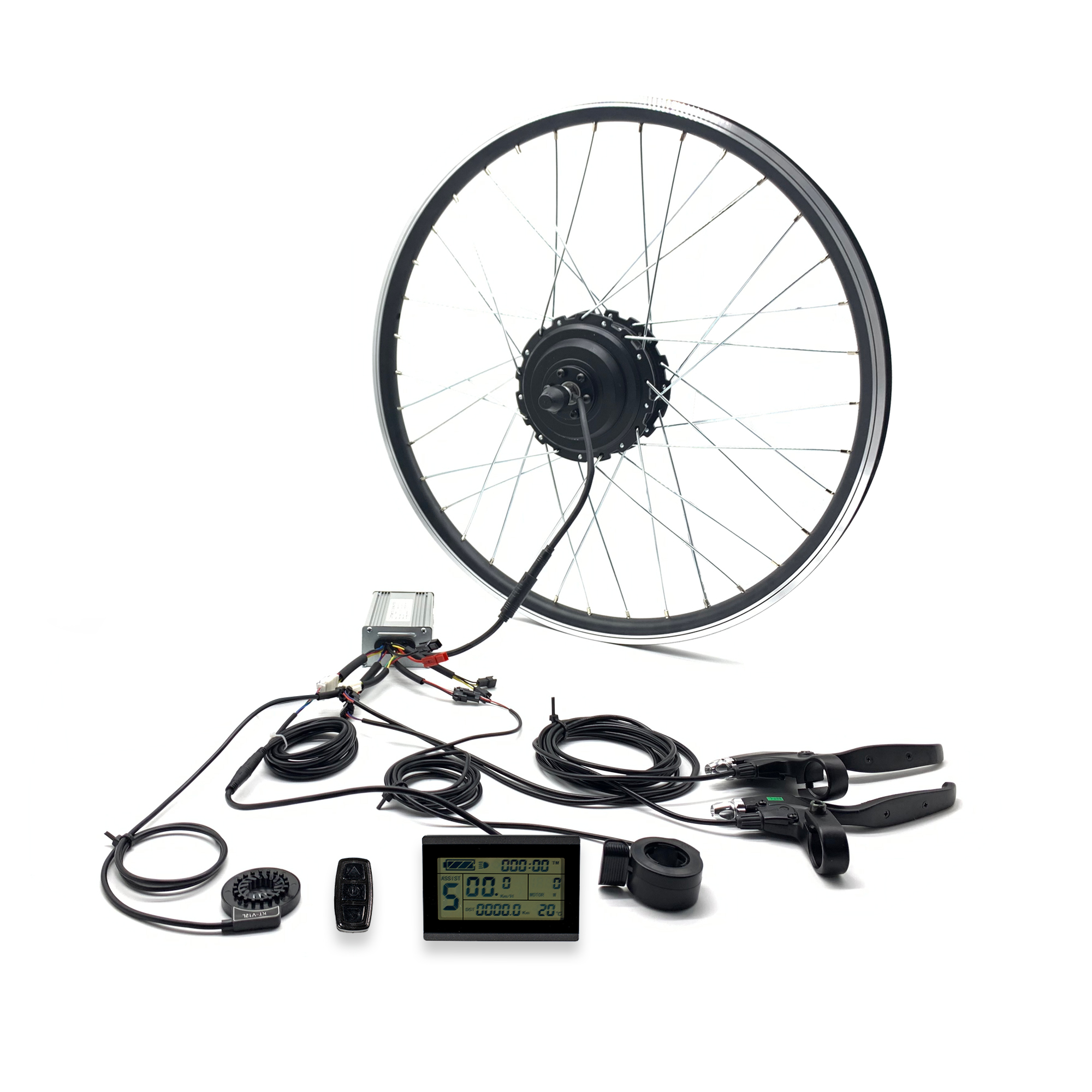 Fast delivery! Overseas warehouse stock 36v 250w 500w 48v 750w 1000w 1500w hub motor electric bike conversion kit for ebike