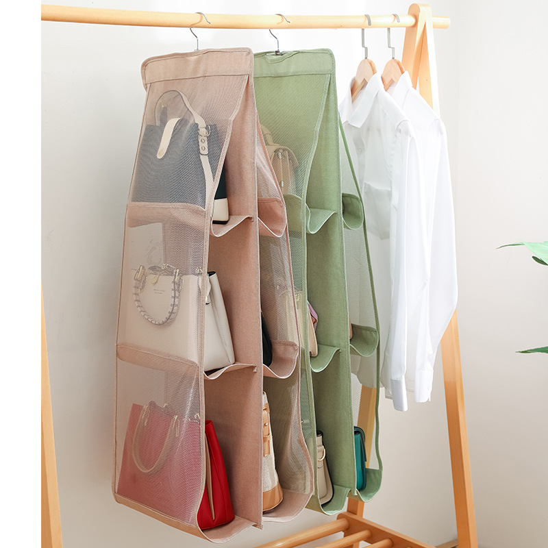Dust-proof Storage Holder Bag Wardrobe Closet Handbag Storage Bag Hanging Closet Organizer