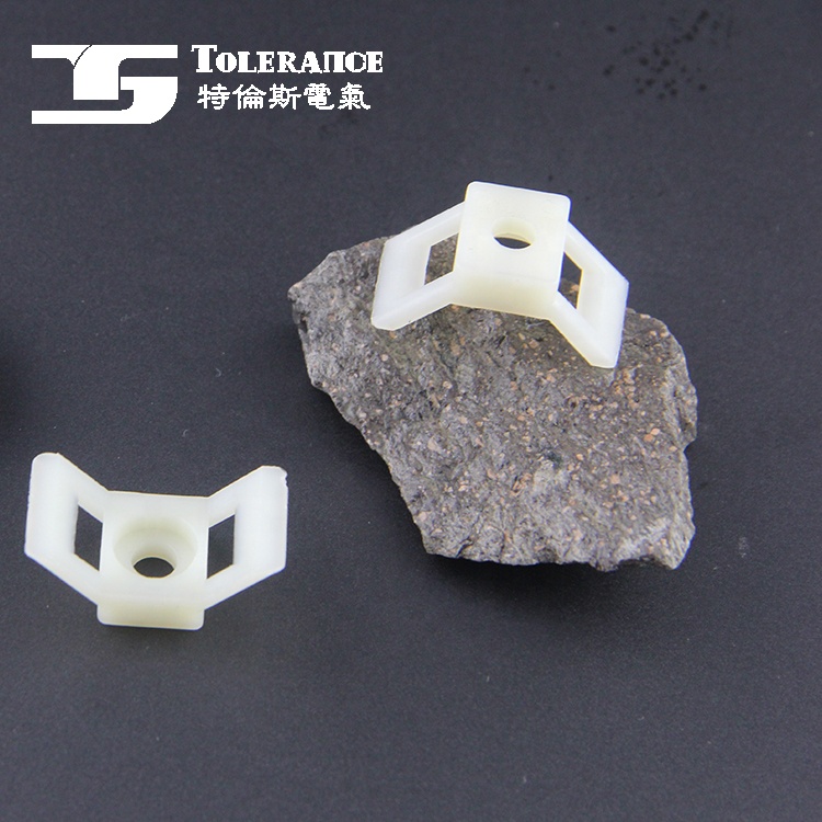 Saddle Type Nylon Cable Tie fiber optic cable tension wedge clamp