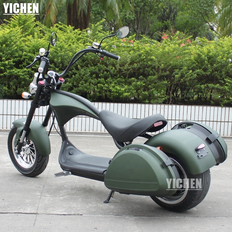 Электрический скутер YICHEN elektriвам Bisiklet EEC Street, без налогов, с толстыми шинами 70 км/ч, 3000 Вт