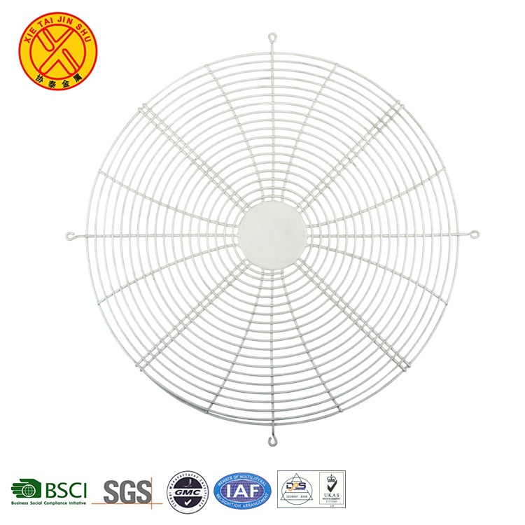 Newly Designed Stainless Steel Metal Wire Grid White Fan Guard Grille