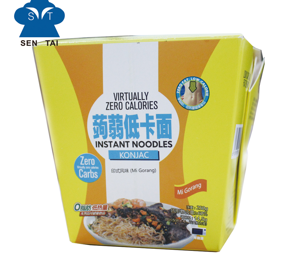 Konjac noodles keto shirataki noodles packed in a cup