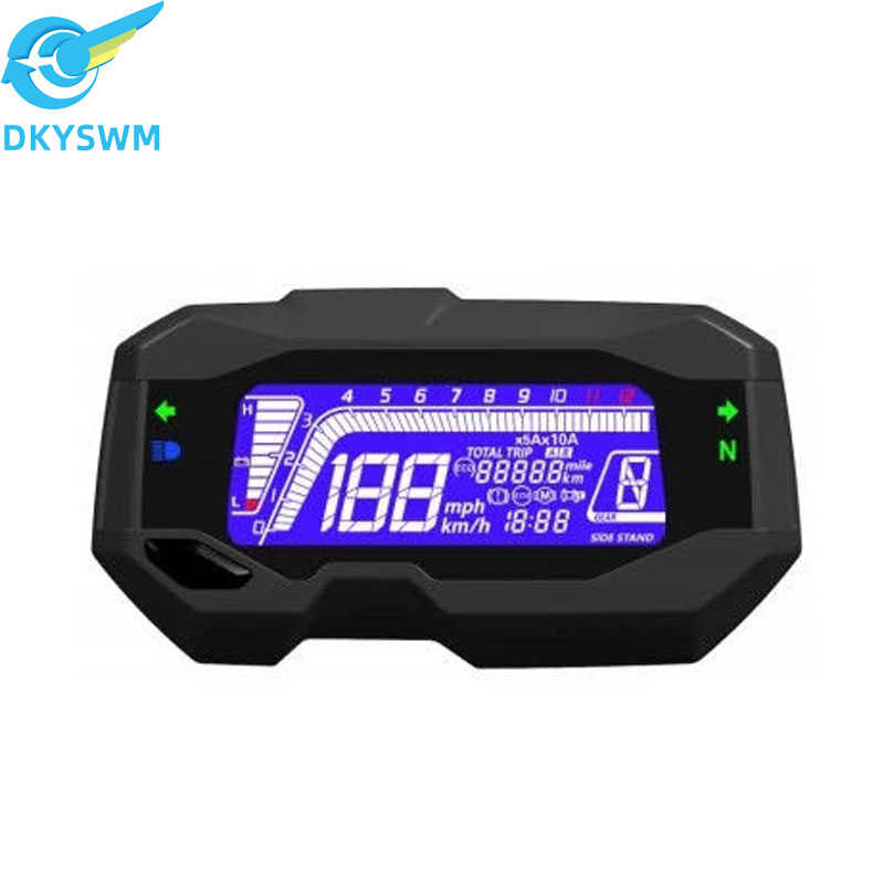 VOTOL 081-g310 LCD speedometer CNA wire communication LED digital meter for electric motorcycles display LCD speedometer