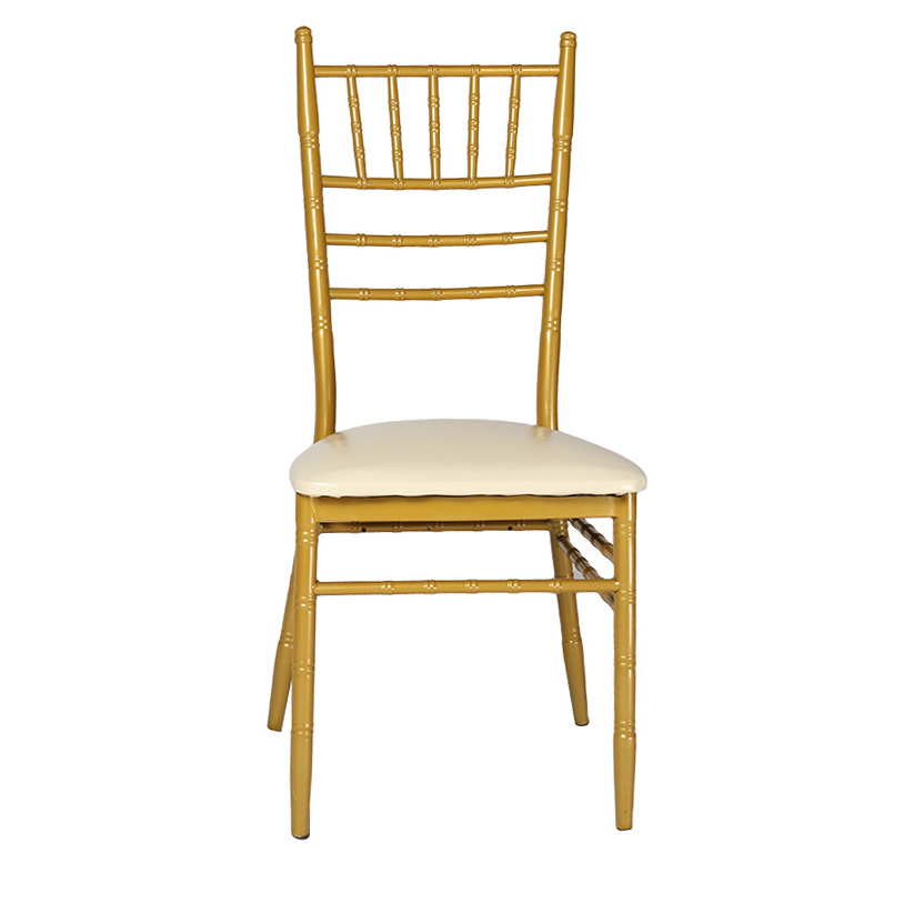 metal stacking chair stackable decorative banquet party event metal hotel Tiffany chiavari chiavari wedding chairs for hotel