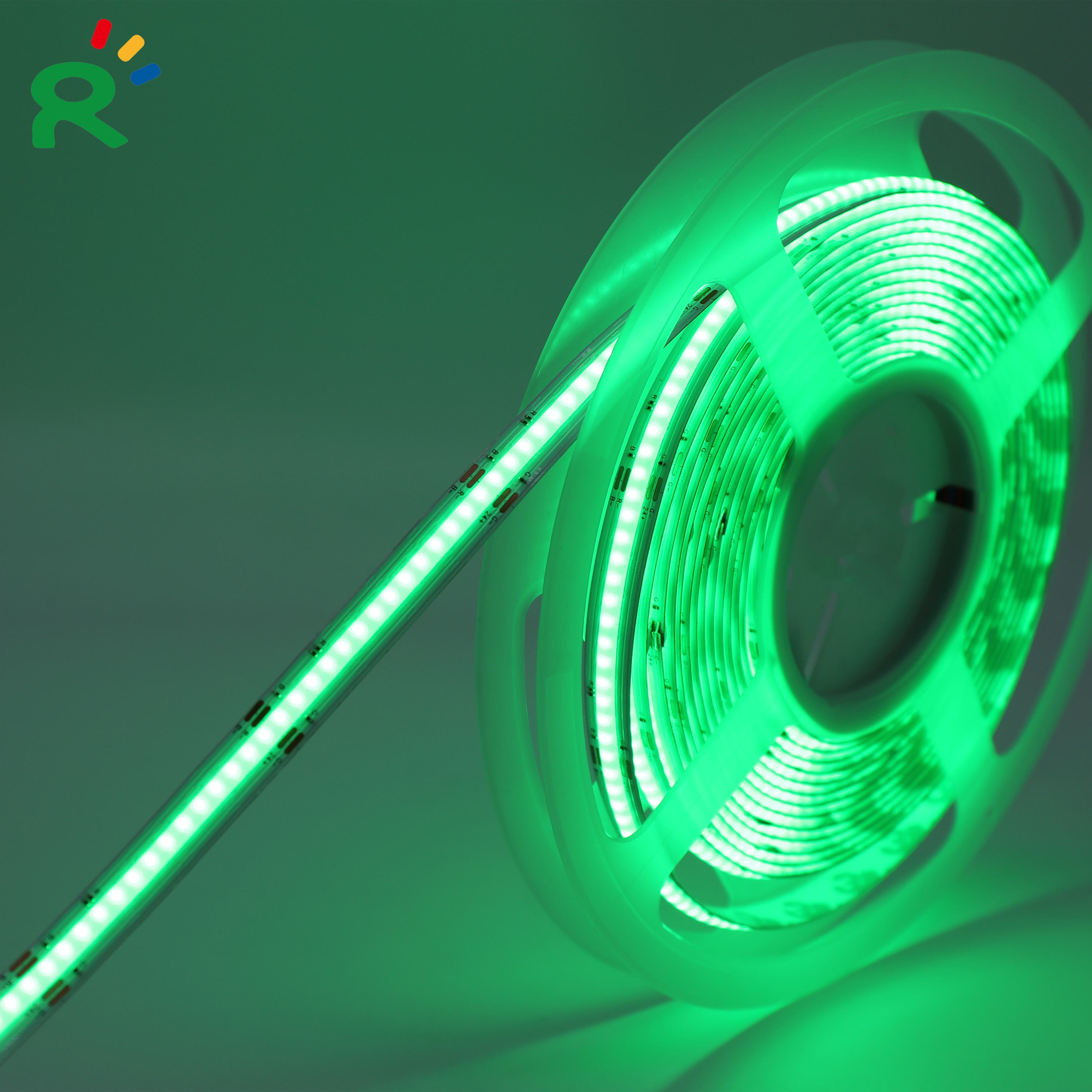 Новинка; Лидер продаж; 840 светодиодов/m 24V COB RGB/RGBW красочные светодиодные полосы света РФ беспроводной пульт дистанционного управления CRI90 IP20 IP65 IP67 IP68 гибкий COB светодиодные ленты