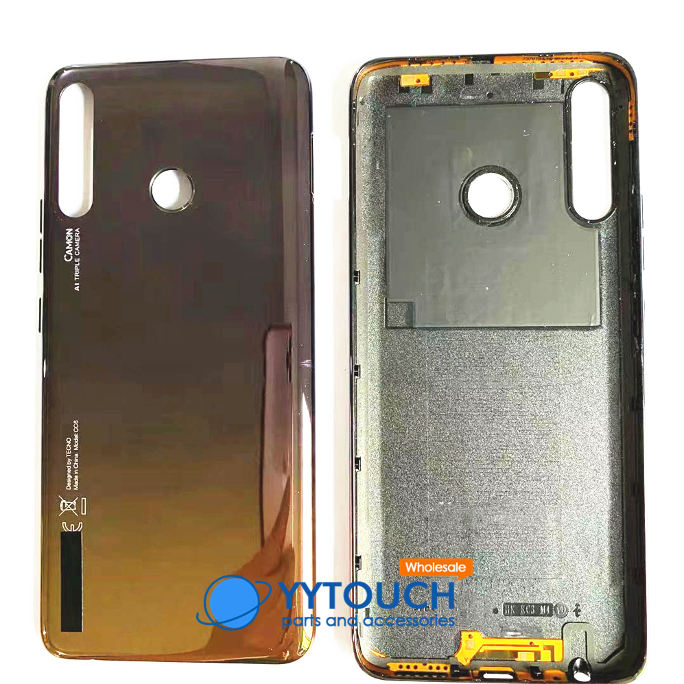 Крышка батарейного отсека для tecno camon 12 air cc6, задняя крышка корпуса для tecno cc6, задняя крышка