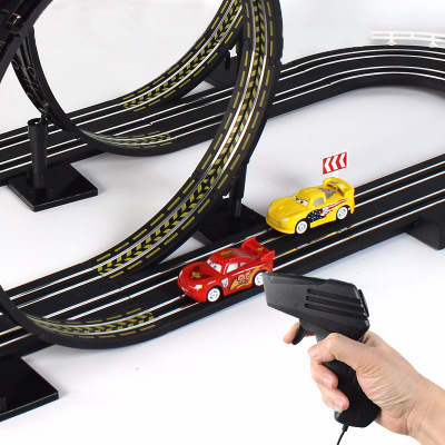 Micro Scalextric James Bond No Time to Die 1:64, набор гоночных треков на батарейках, обучающая игрушка