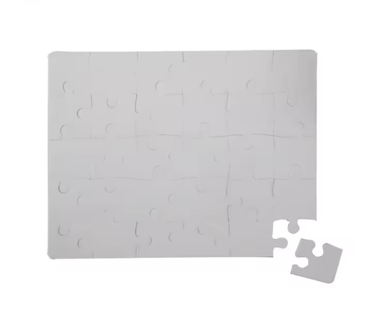 19*24cm White Blank Sublimation jigsaw Puzzle 30 Piece Custom Printing for Kids
