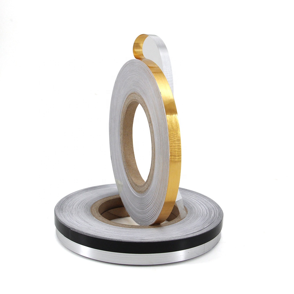 Self Adhesive Tile Stickers Tape Golden Foil Copper Foil Adhesive PET Masking Tape for Home Beauty