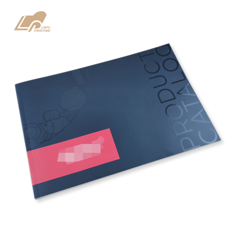 Full color catalogue printing custom advertising magazine with lamination spot UV