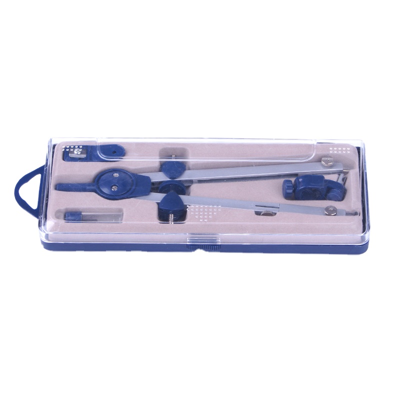 High quality metal compasses set with 4 pcs accessories