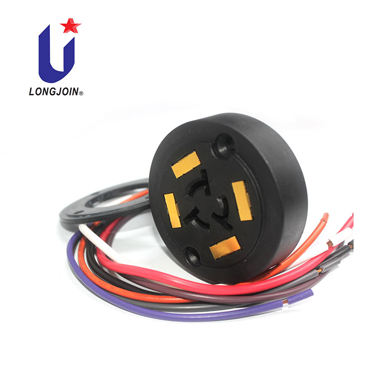 Гнездо NEMA 7 PIN с материалом PBT JL-240XA-14