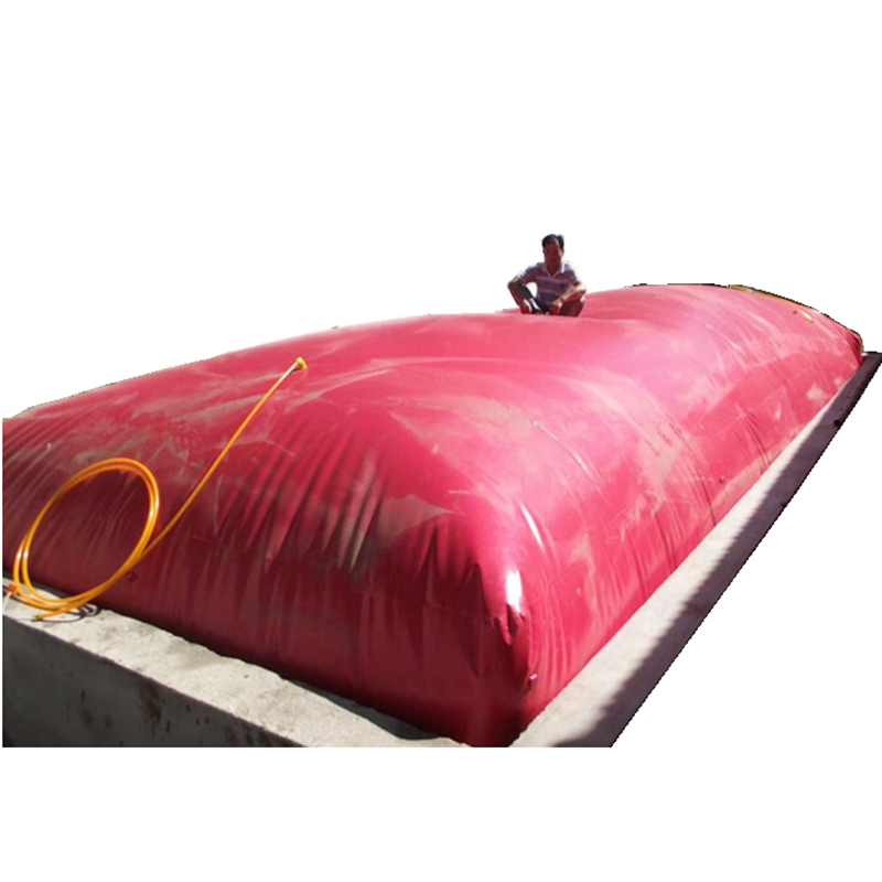 factory price cheapest flexible pvc biogas tank bio digester plant system tank for cow pig farm biogas power generation