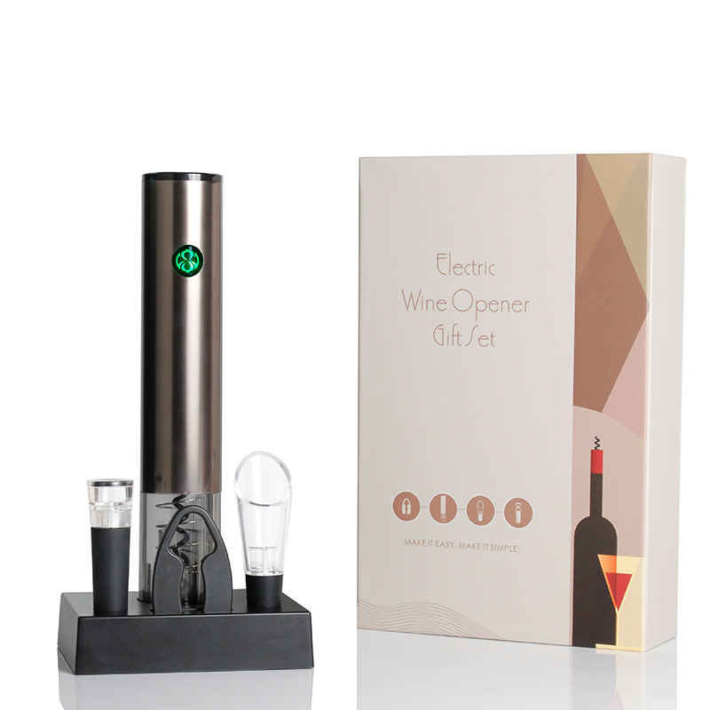 Corkscrew Manufacture custom logo wholesales Amazon FBA Dropshipping Premium One touch Automatic Electric Wine bottle Opener