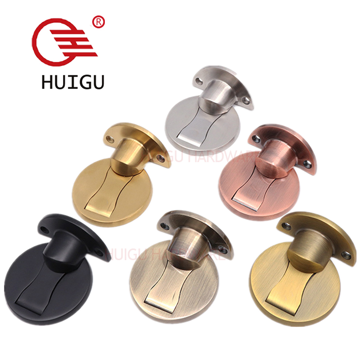Прочный магнитный дверной ограничитель HUIGU hardware, напольный магнитный дверной ограничитель