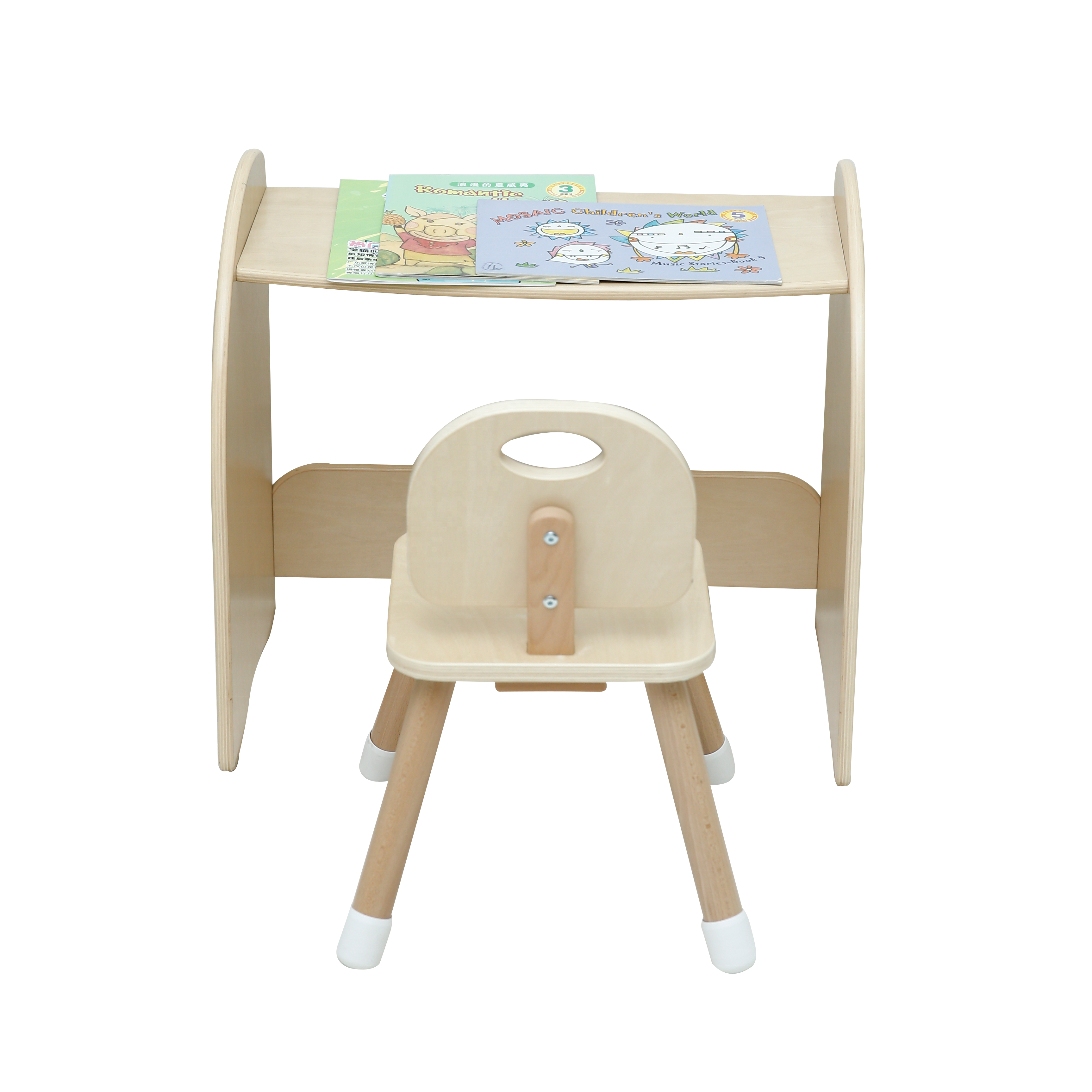 Learning Table
chair Desktop Bookshelf Adjustable Countertop Bookcase Office Supplies Wood Desk Display Rack