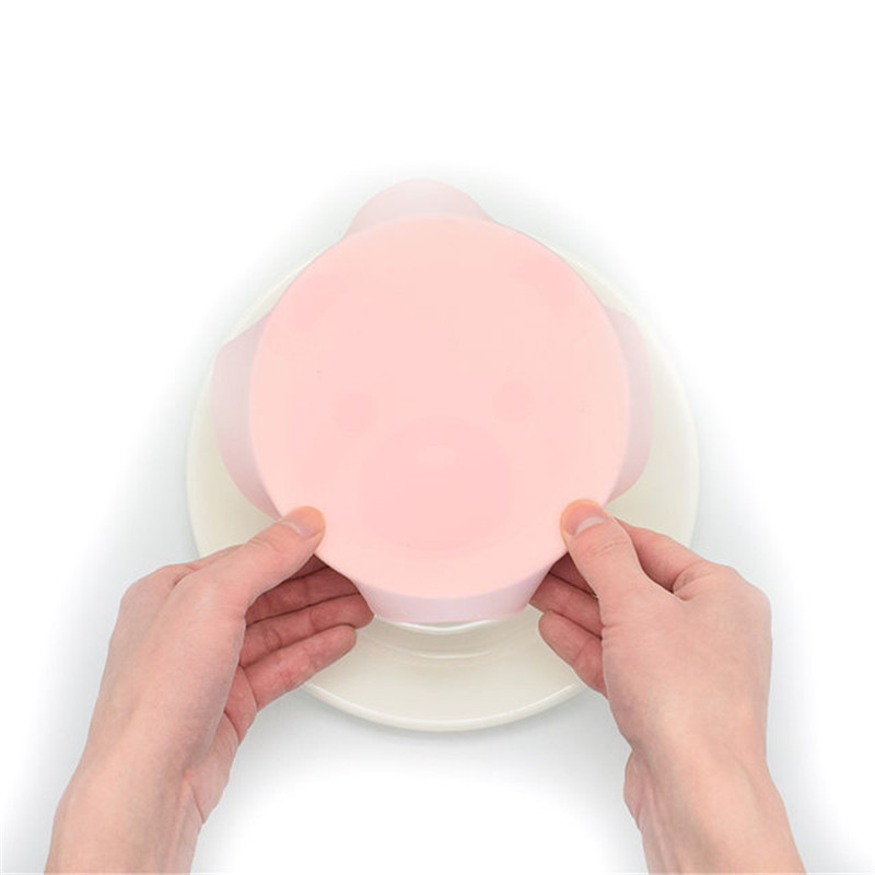 Custom Reusable Stretch Cling Film Transparent Preservative Grade Silicone Food Wrap Stretch Film 3pieces