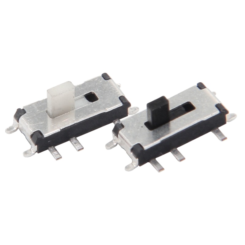 Мини-скользящий переключатель SPDT MS-12C02 1P2T вертикальный SMT Тип smd микро-скользящий переключатель DC 12V 0.5A максимум 10000 циклов