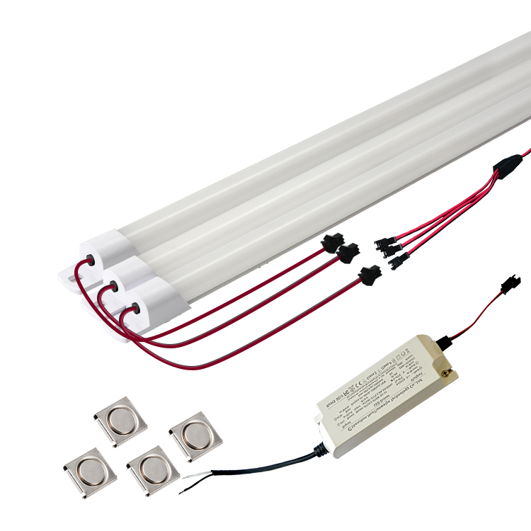 led magnetic retrofit kit 2X4 led troffer retrofit strip linear retrofit kit 36w non-dimming with frosted cover