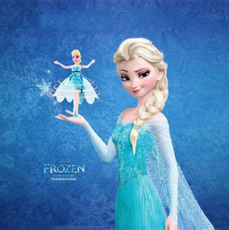 Kestuo Flying Toys Learning Express Fidget Toys Ice princess Models Remote Control Toys