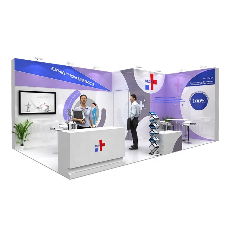 IZEXPO 30 минут быстрой сборки 3*7 м выставочный стенд и выставочный модульный портативный стенд дисплей
