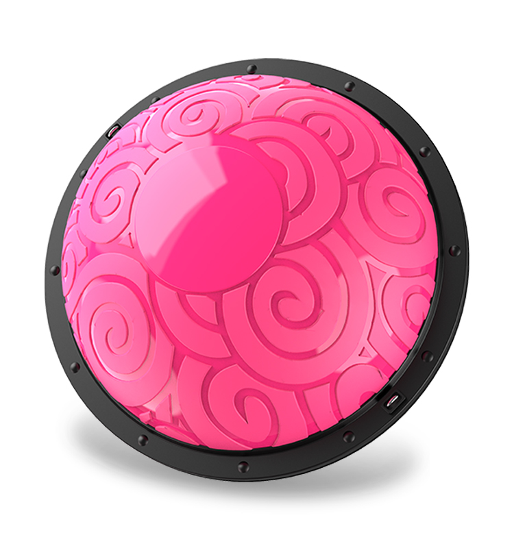 China Factory Half Pilates Jumping Ball PVC Exercise 58cm Diameter Balance Half Round Yoga Ball Home Exercise Equipment