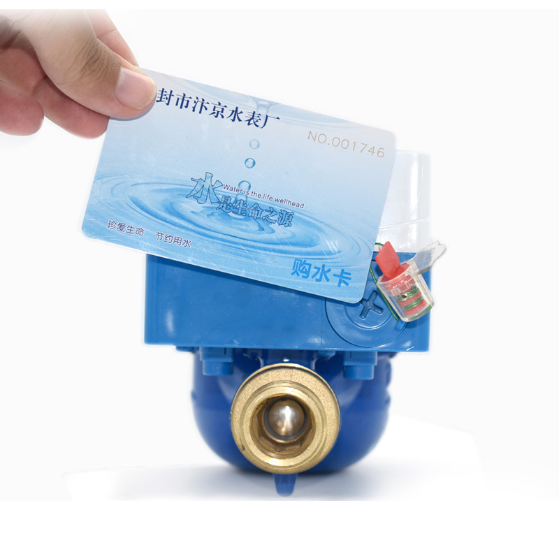 Умный счетчик воды ic card с регулировкой клапана