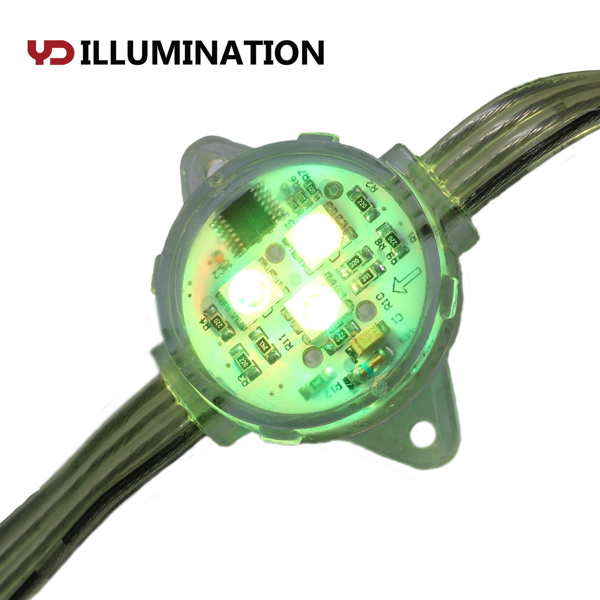 Музыка Управление dmx rgb led pixel свет 12 В ws2801for коммерческих здания освещение