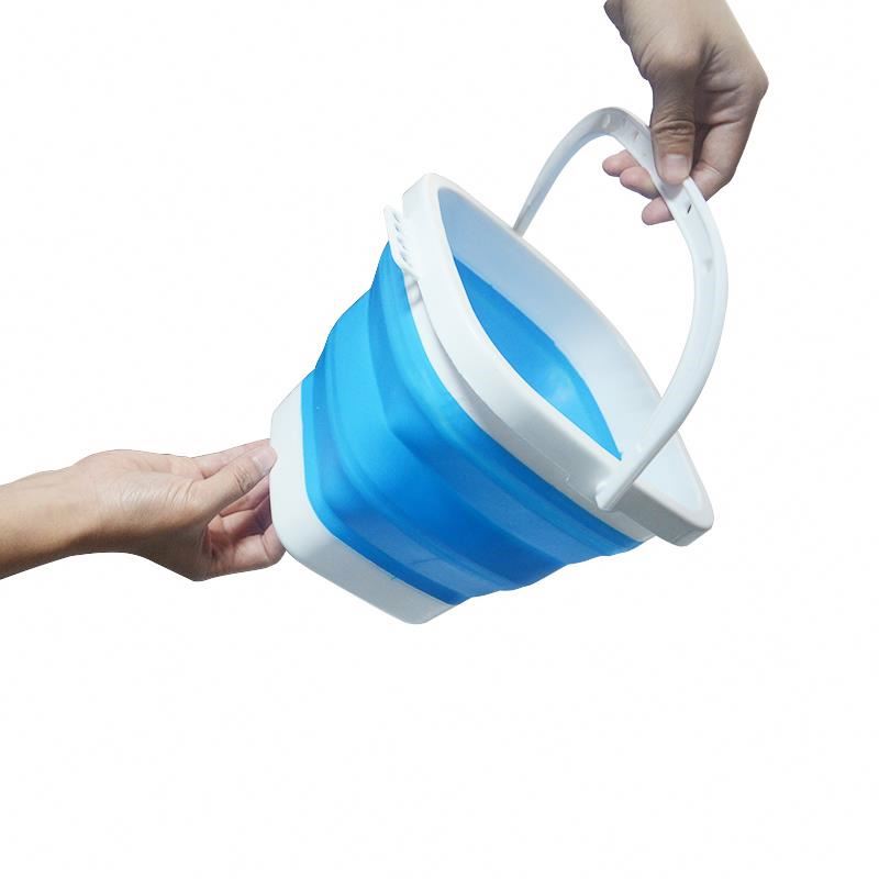 Fashion Silicone Water Folding Collapsible Bucket for Bath Home Outdoor Car Wash Fishing