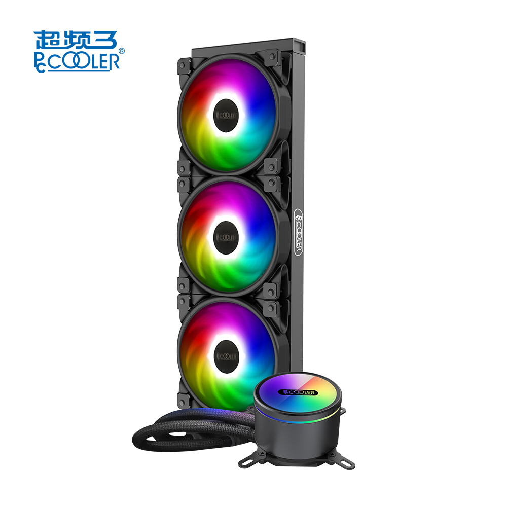 Горячая Распродажа, охладитель жидкости для процессора PCCOOLER с водяным охлаждением для ПК, Поддержка intel и AMD, для игр